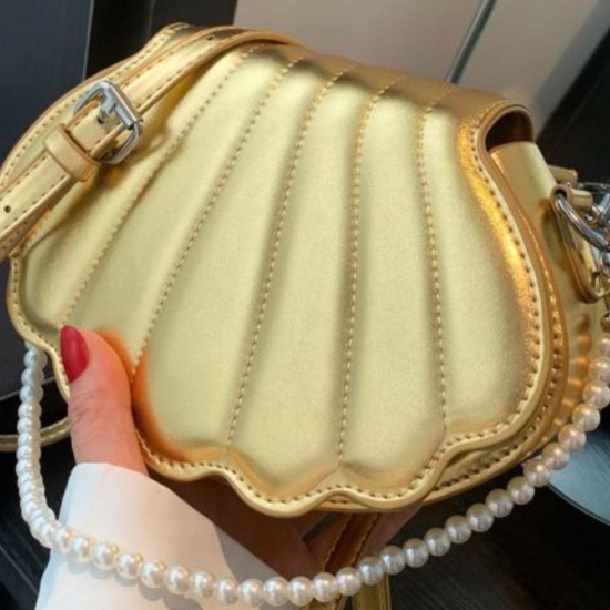 Shell-shaped Chic bag-Silver