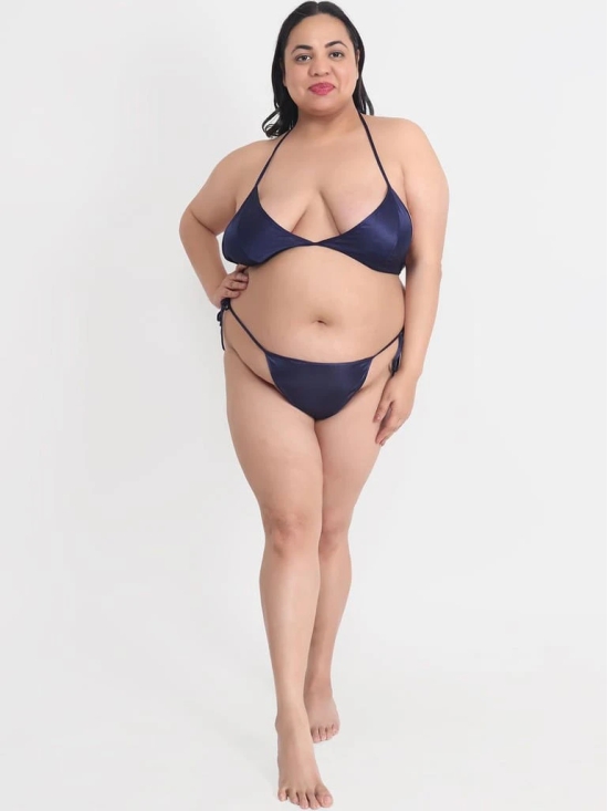 Plus Size Sexy Navy Honeymoon Bridal Bikini Set 11N