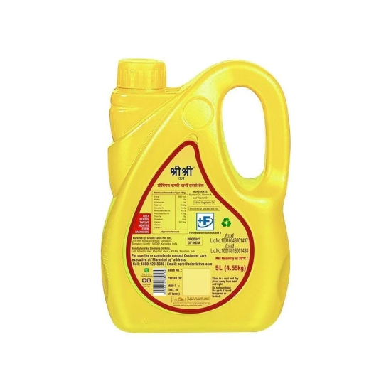 Sri Sri Tattva Premium Kachi Ghani Mustard Oil, 5L