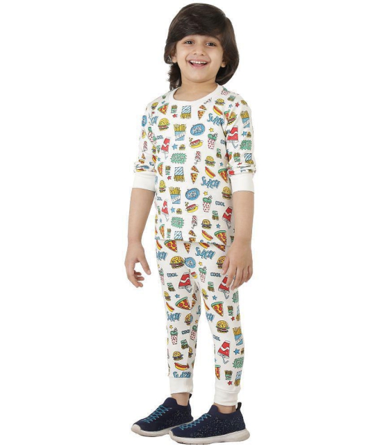 Boy's Printed Nightsuit Set - None