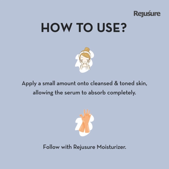 Rejusure 10 Niacinamide  1 Zinc Face Serum - Blemish  Oil Balancing  Dark Spot Fade  Men  Women  Cruelty-Free  Dermatologist Tested  10ml-Rejusure 10% Niacinamide + 1% Zinc Face Serum - Blemish |