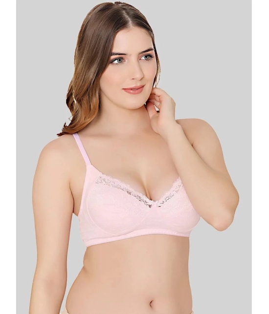 Bodycare Pink Cotton Non Padded Womens Everyday Bra ( Pack of 1 ) - None