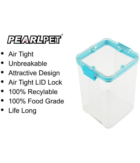 PearlPet - Blue Polyproplene Food Container ( Pack of 4 ) - Blue