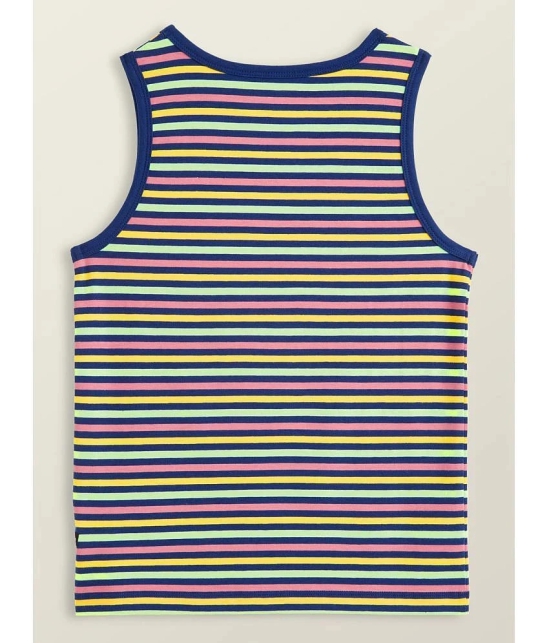 XY Life - Multi Color Cotton Striped Boys Vest ( Pack of 2 ) - None