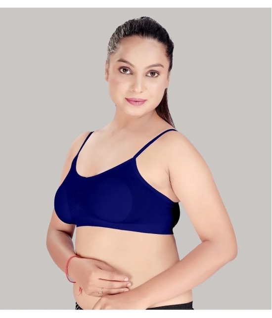 haya fashion Blue Polyester Non Padded Womens Bralette Bra ( Pack of 1 ) - None