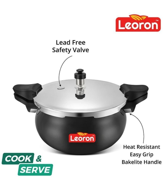 LEORON All One Cook Smart 5.5 L Hard Anodized OuterLid Pressure Cooker With Induction Base