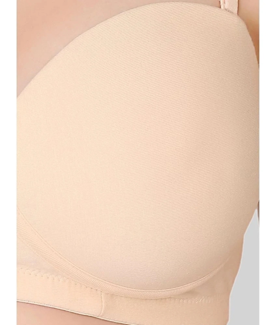 Bodycare Beige Cotton Heavily Padded Womens Balconette Bra ( Pack of 1 ) - None