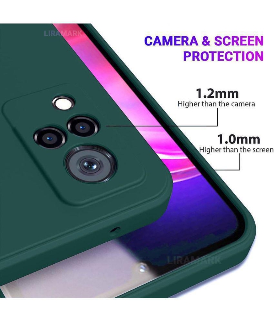 Case Vault Covers Silicon Soft cases Compatible For Silicon Vivo V21 5G ( Pack of 1 ) - Green