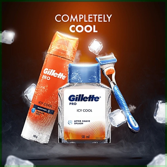 Gillette Pro Icy Cool After Shave, 50 Ml