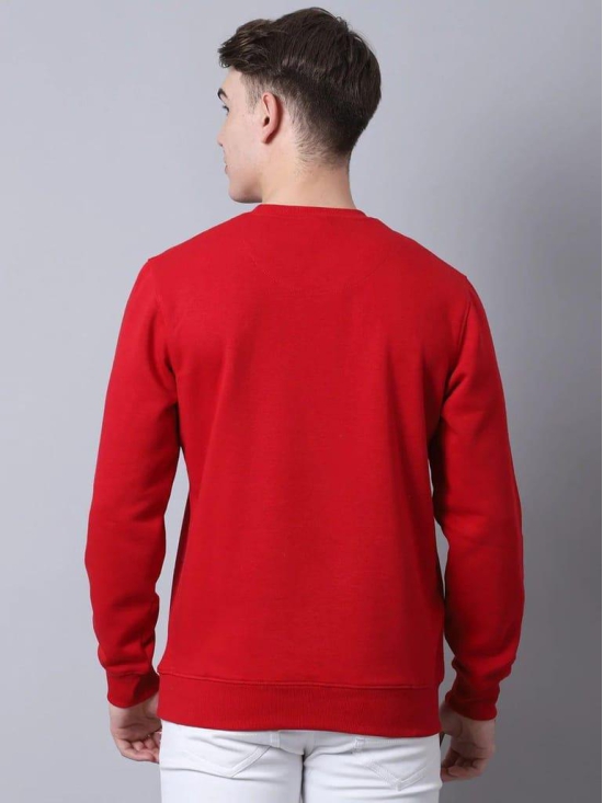 Rodamo Men Red Printed Sweatshirt