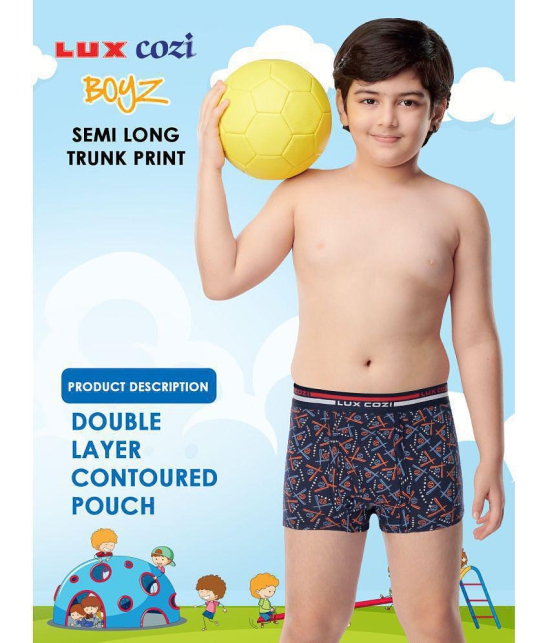 Lux Cozi - Multicolor Cotton Boys Trunks ( Pack of 2 ) - None