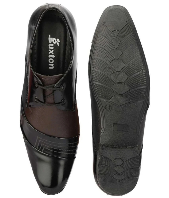 Buxton Black Mens Derby Formal Shoes - None