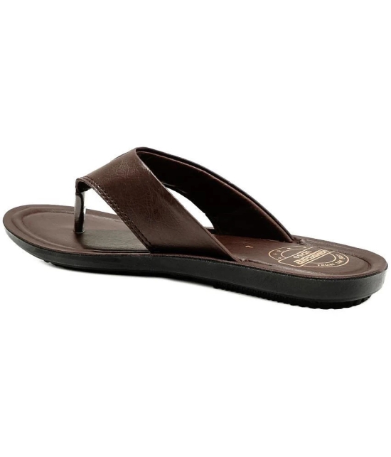 ASIAN Brown Mens Daily Slipper - None