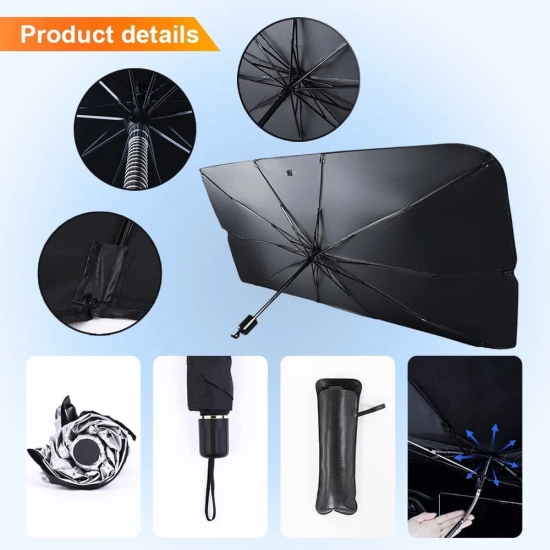 Car Umbrella Car Sun Shade Front Car Window Shades Foldable Sun Visor