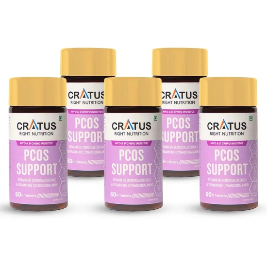 Cratus Right Nutrition - PCOS Tablets | Hormonal Balancing and Fertility Support | Designed for Effective PCOS Management | Helps Regulate Menstrual Cycles and Boost Metabolic Health | 300 Tablets