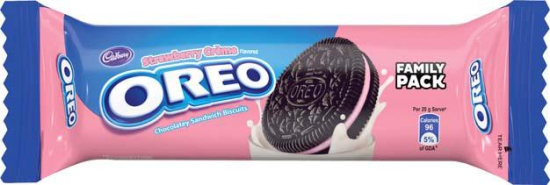 Cadbury Oreo Strawberry Creme Biscuit 120g