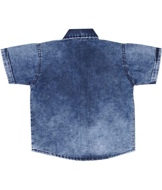 Kids Denim Half sleeves Shirt - None