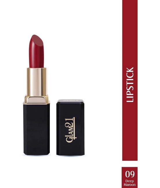 Glam21 Comfort Matte Lipstick Highly Pigented Silky Texture & Hydrates 3.8g Deep Maroon-09