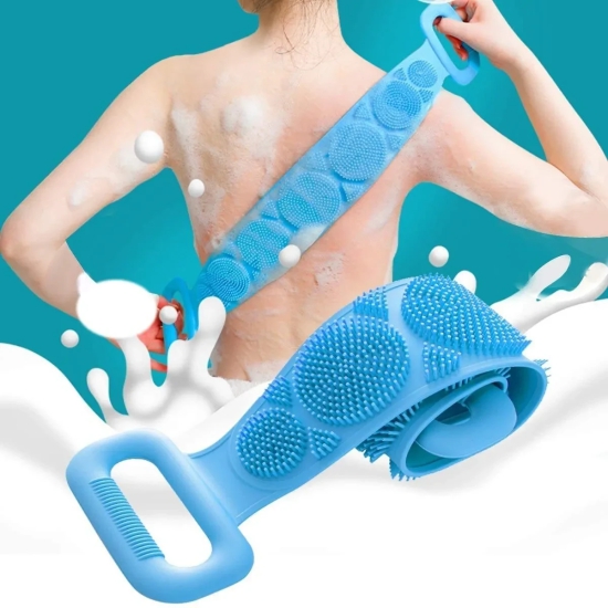 Silicone Body Scrubber/Bath Body Cleaning Belt