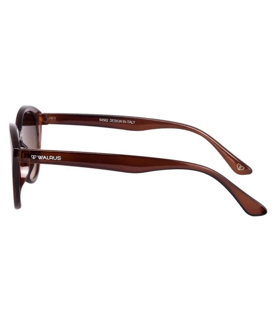 Walrus - Brown Cat Eye Sunglasses ( WS-GRC-090906 ) - Medium