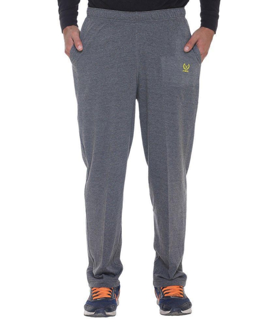 Vimal Jonney Grey Cotton Blend Trackpant - XL