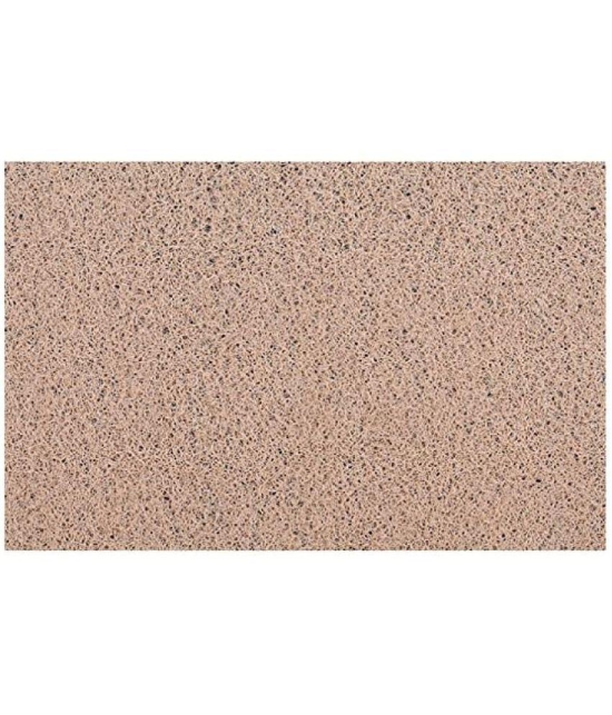 Abhikram Beige Single Door Mat - ( 71 X 45 cm ) - Beige