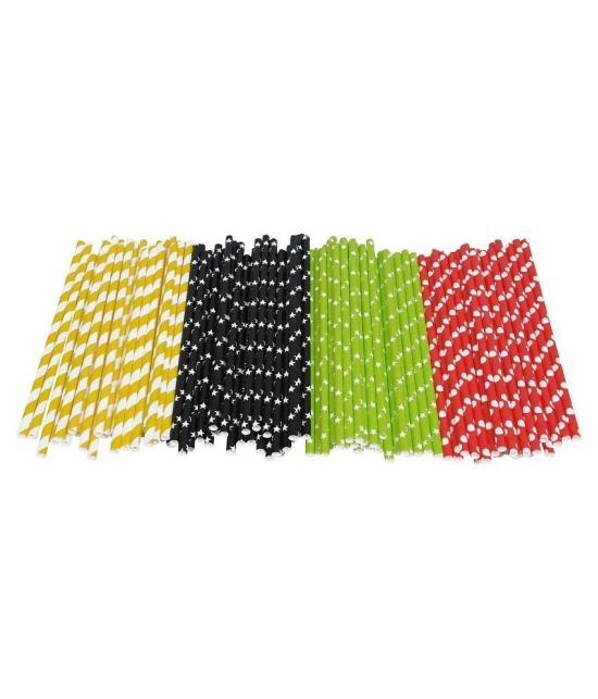 Vardhman Paper Multicolor Straws - Multicolor