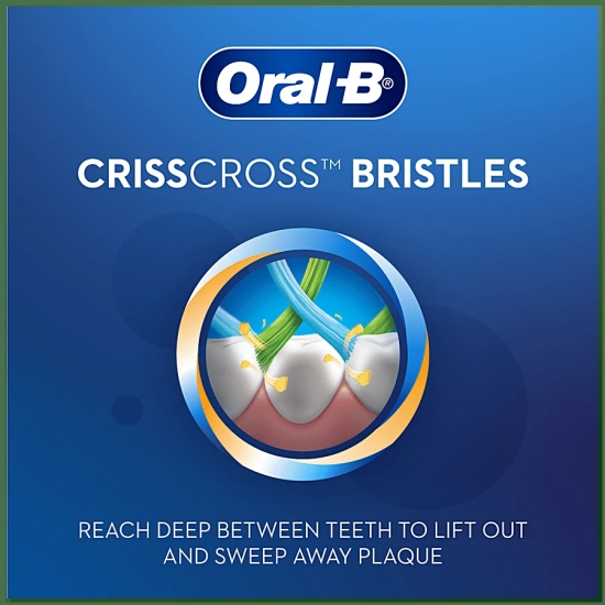 Oral B Antiplaque Criss Cross Toothbrush Medium, 4 Pcs