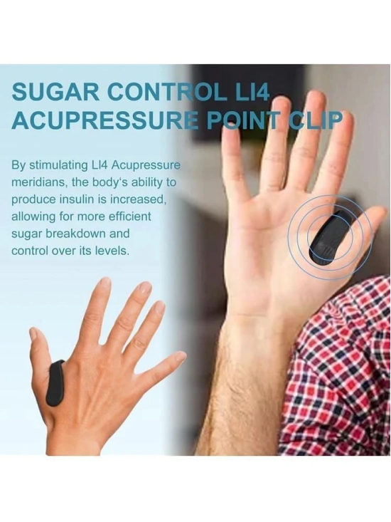 Gatih Sugar Control Acupressure Clip All Purpose Cleaner Block Clip For Headache, Tension Relief, Acupressure 1 no.s Pack of 2