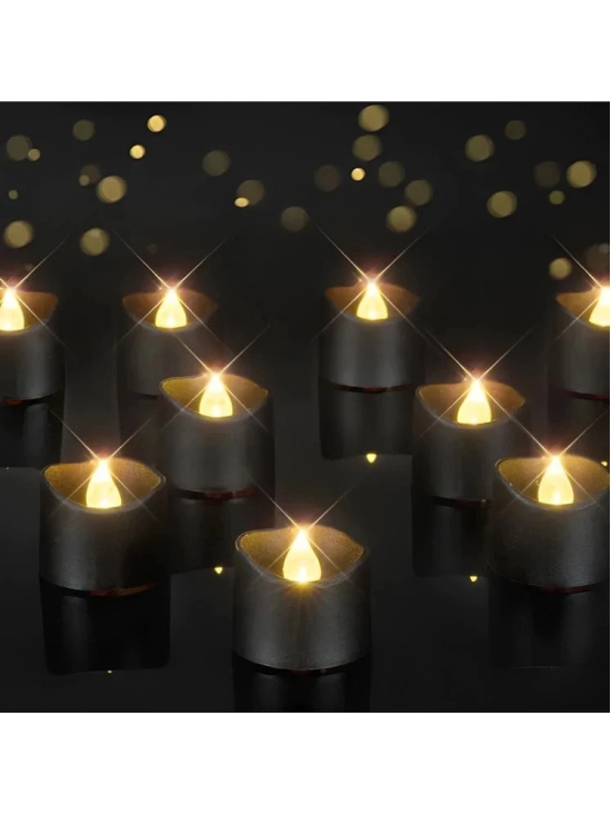 purple dust - LED Candle Battery Opearted Multi ( Pack of 6 )