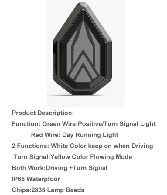 AutoPowerz Rear Bike Indicator For Two Wheelers