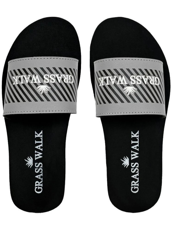 GRASS WALK Black Mens Daily Slipper - None