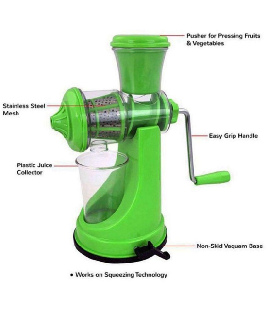 iview kitchenware Plastic Green Manual Juicer ( Pack of 1 ) - Green