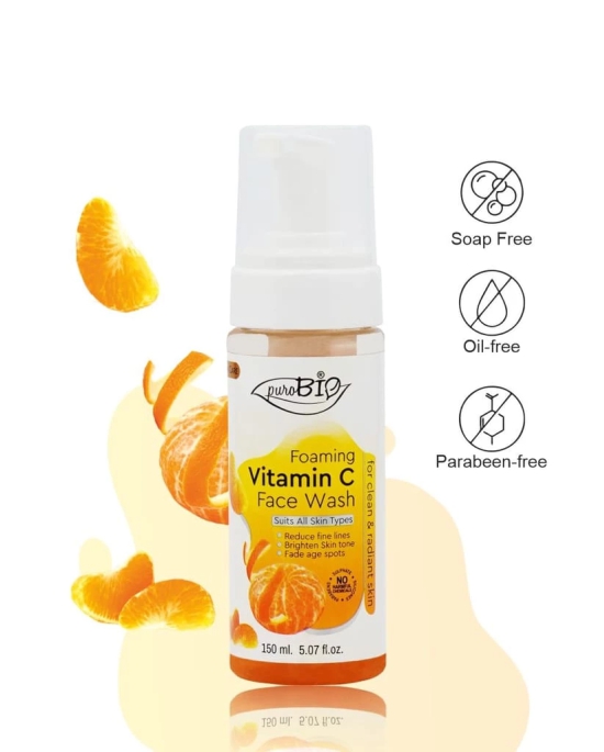 Purobio Vitamin C Foaming Face Wash - 150ml