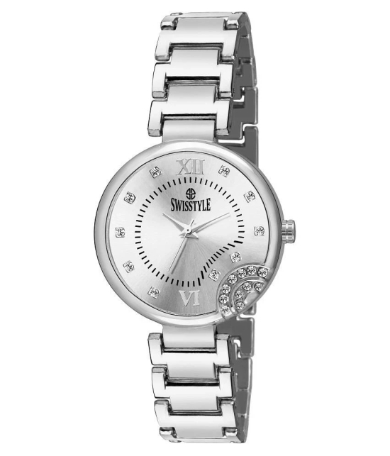 Swisstyle Stainless Steel Round Womens Watch