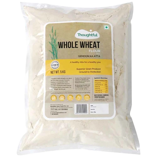 Thoughtful Pesticide-Free Whole Wheat Atta (Regular), 5 Kg