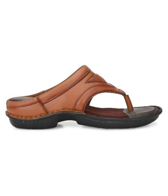 softio Tan Flip Flops - 9