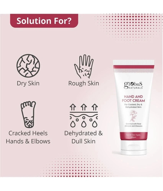 Globus Naturals Hand and Foot Cream, For All Skin Type, 100ml