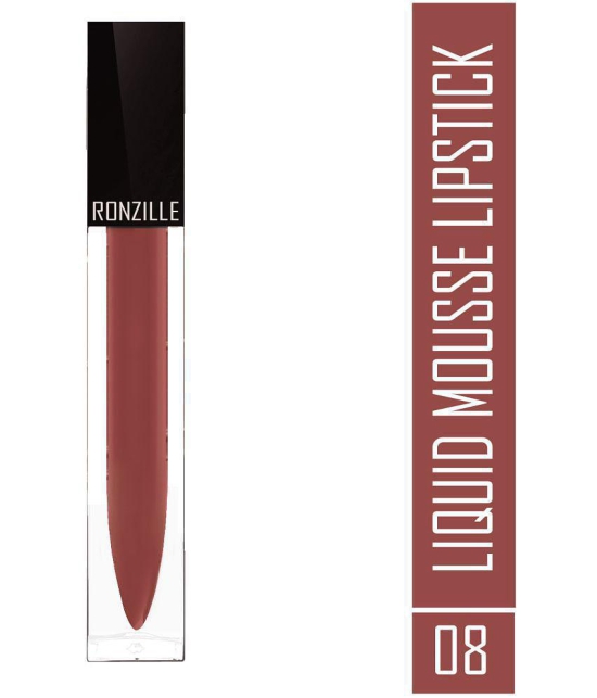 Ronzille Fantastic Long smash mousse liquid lipstick -08