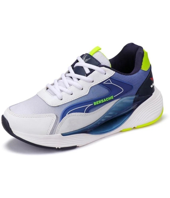 Bersache Sports Shoes Blue Mens Sports Running Shoes - None