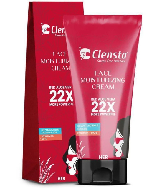 Clensta Face Moisturizing Cream With 3% Sepicalm & Goodness of Oats, Nourishes Skin, Deep Moisturizing & Repair Skin, For All Skin Type, 50 gm