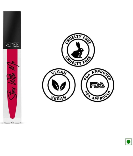 Renee Stay With Me Matte Lip Color Liquid Lipstick Hunger For Berry Red 5 mL