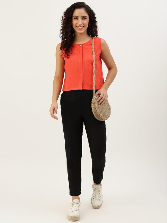 Women Slim Fit Cotton Trouser