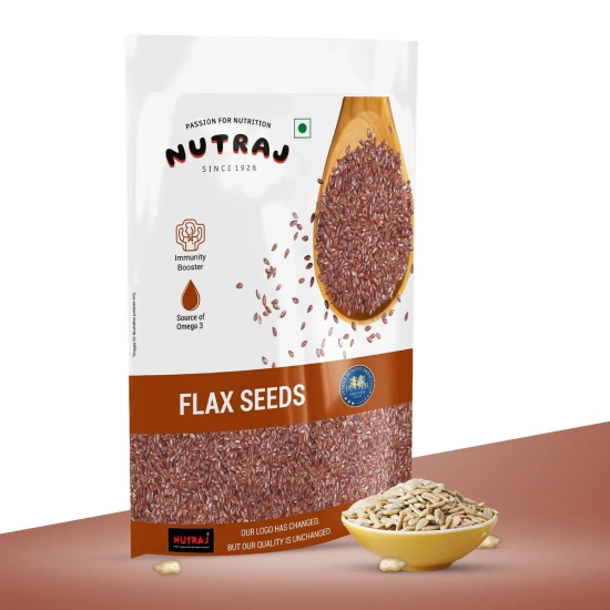 Nutraj Flax Seeds (Alsi Seeds) 200gm 200g (Pack of 2)