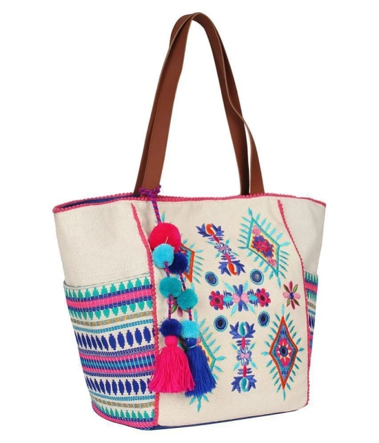 Anekaant - Multicolor Canvas Tote Bag - Multi