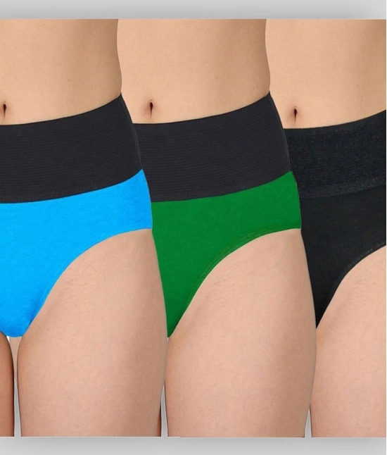 Selfcare Multi Color Cotton Panties - M