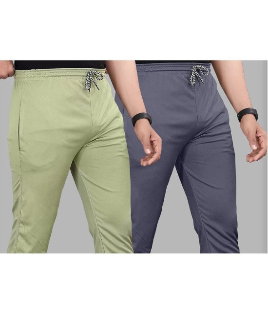 Gazal Fashions - Multicolor Polyester Mens Joggers ( Pack of 2 ) - None