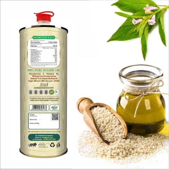 Stone Cold Pressed Black Mustard and Sesame Oil Combo | 2L + 2L | zero Adulteration | Sieve Filtered-2 Liter + 2 Liter