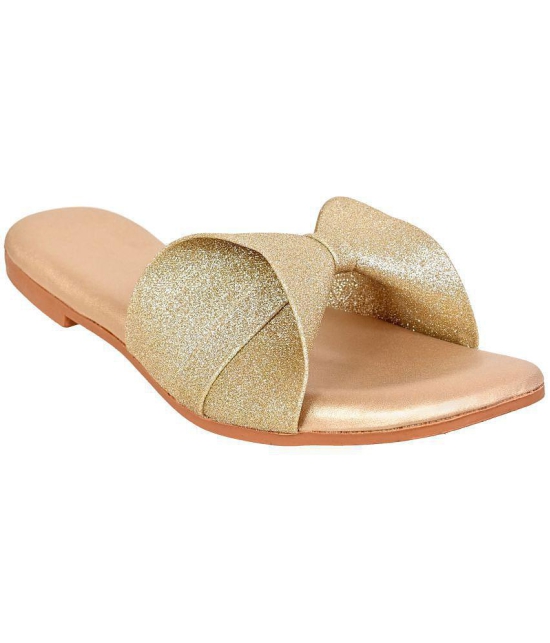 Altek - Gold Womens Flats - None