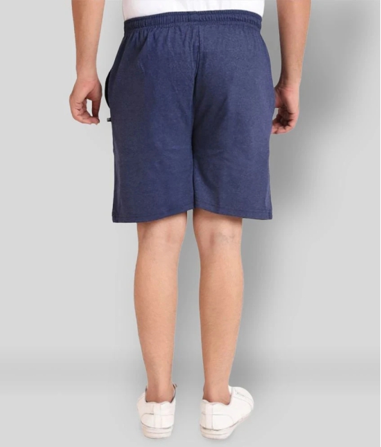 Neo Garments - Blue Cotton Mens Shorts ( Pack of 1 ) - None